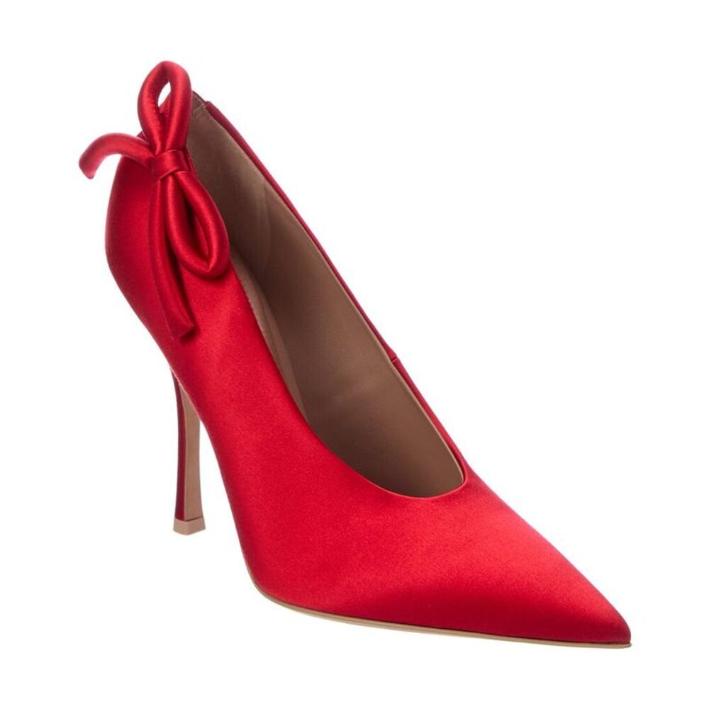 Valentino Nite Out 110 Satin Pump, Red